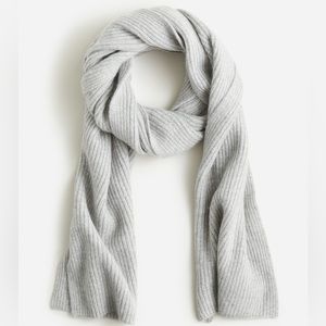 J.Crew Ribbed cashmere scarf